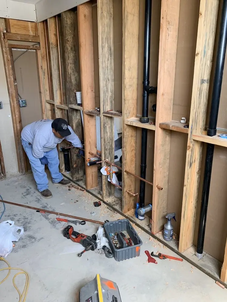 Commercial rough-in plumbing for Water Heater Replacement in Roseboro
